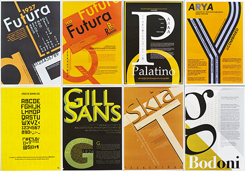Graafisen suunnittelun koulutuksessa opiskellaan typografian perusteita
